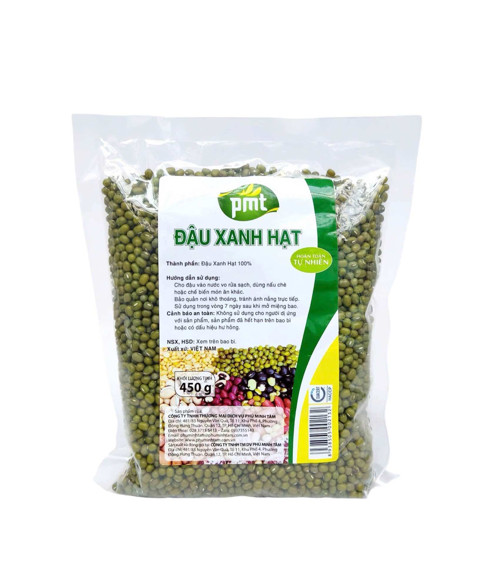 Đậu xanh hạt Phú Minh Tâm 450gr