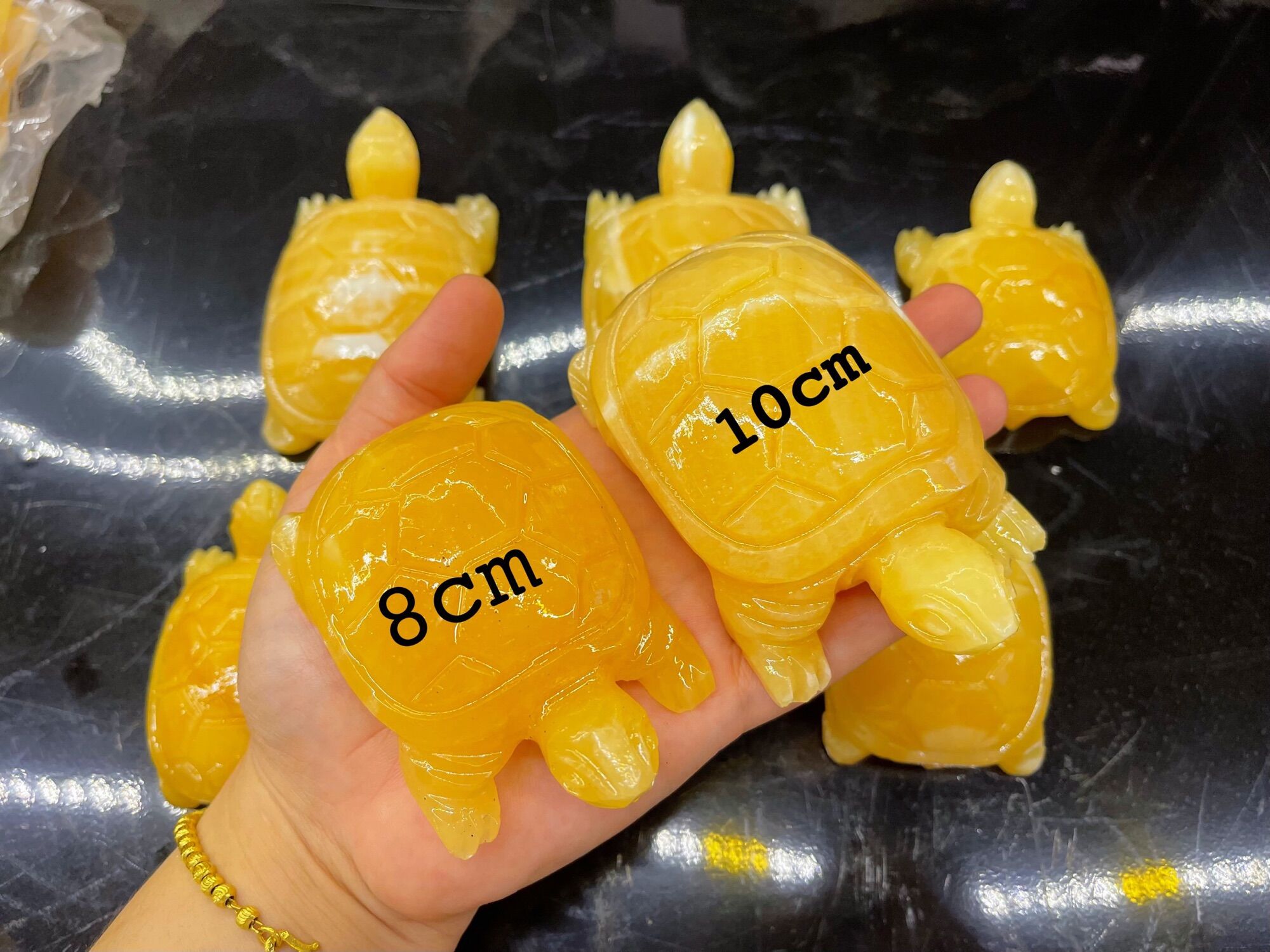 Tượng Rùa Mini Đá Ngọc Hoàng Long Phong Thuỷ