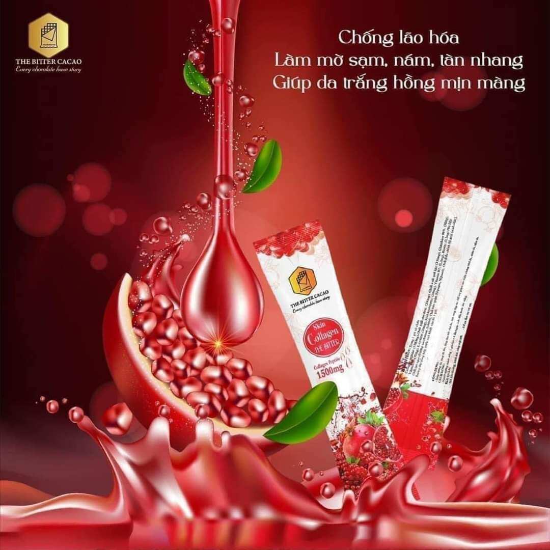 nước ép collagen lựu đỏ ( đẹp da ,đẹp dáng)