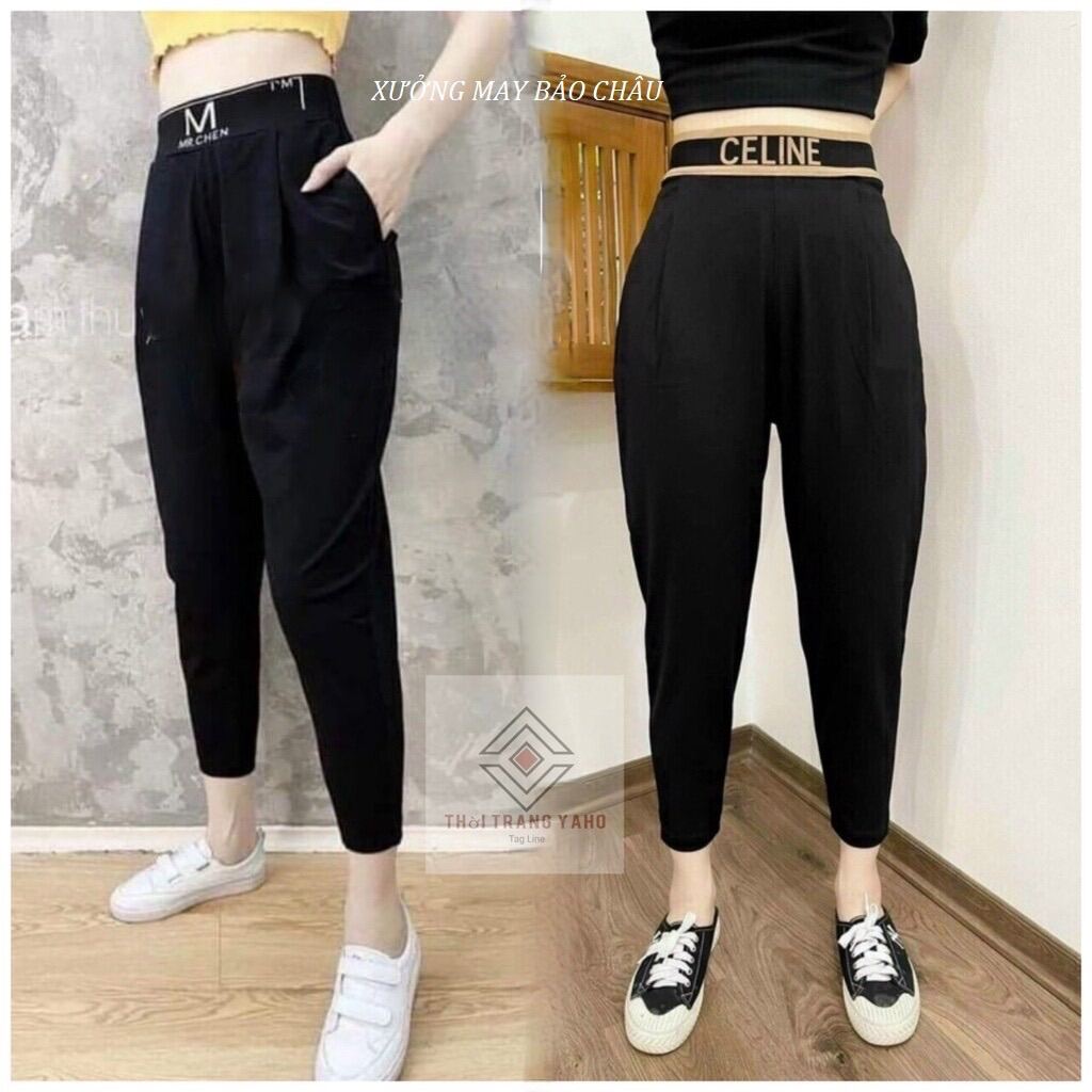 Quần baggy chất hàn loại 1 lưng chun mềm mịn Không Bai Không Xù ,tôn dáng ,che khuyết điểm