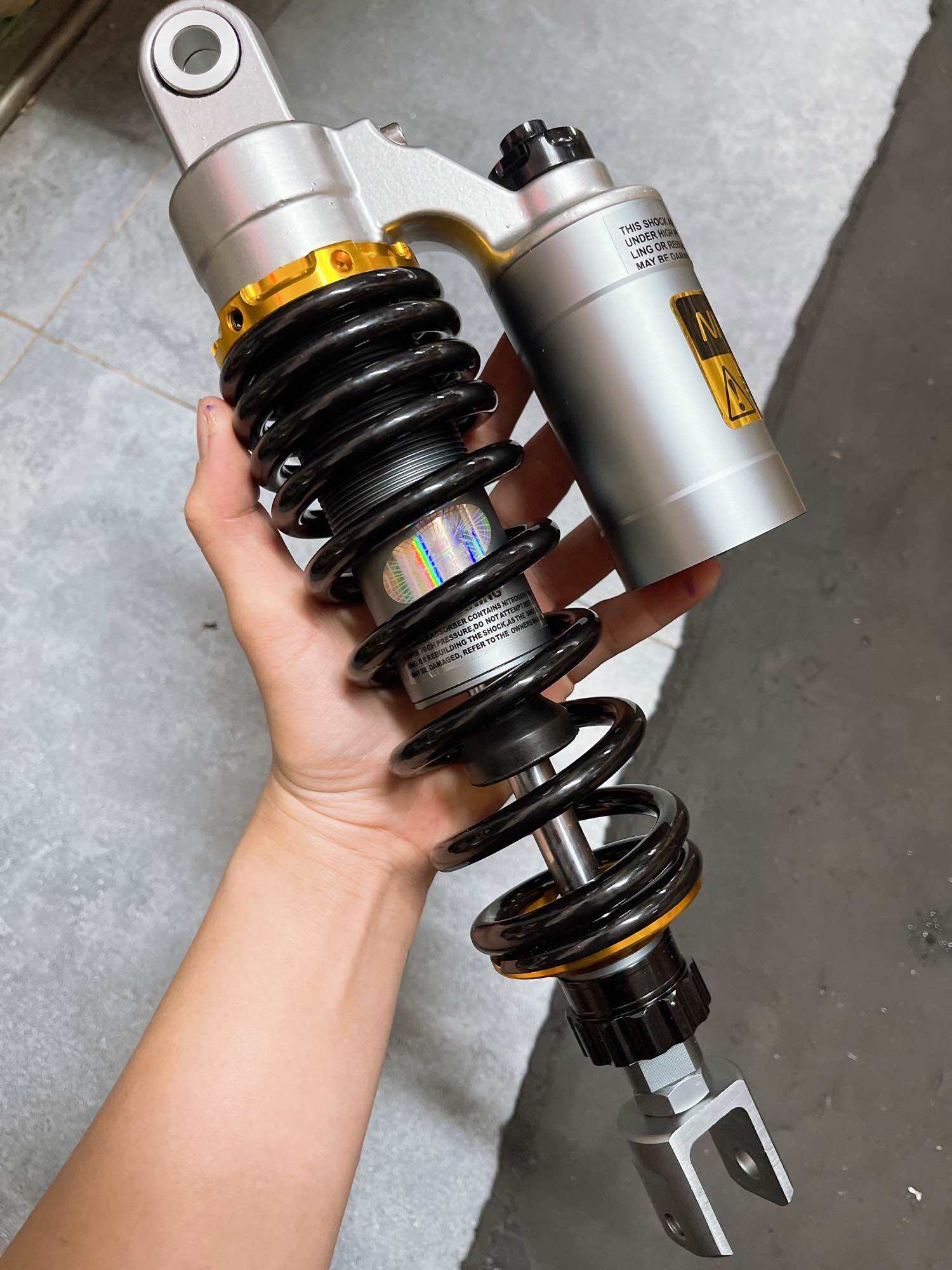 Phuộc nitron gắn xe vario vision click luvias shmode grande