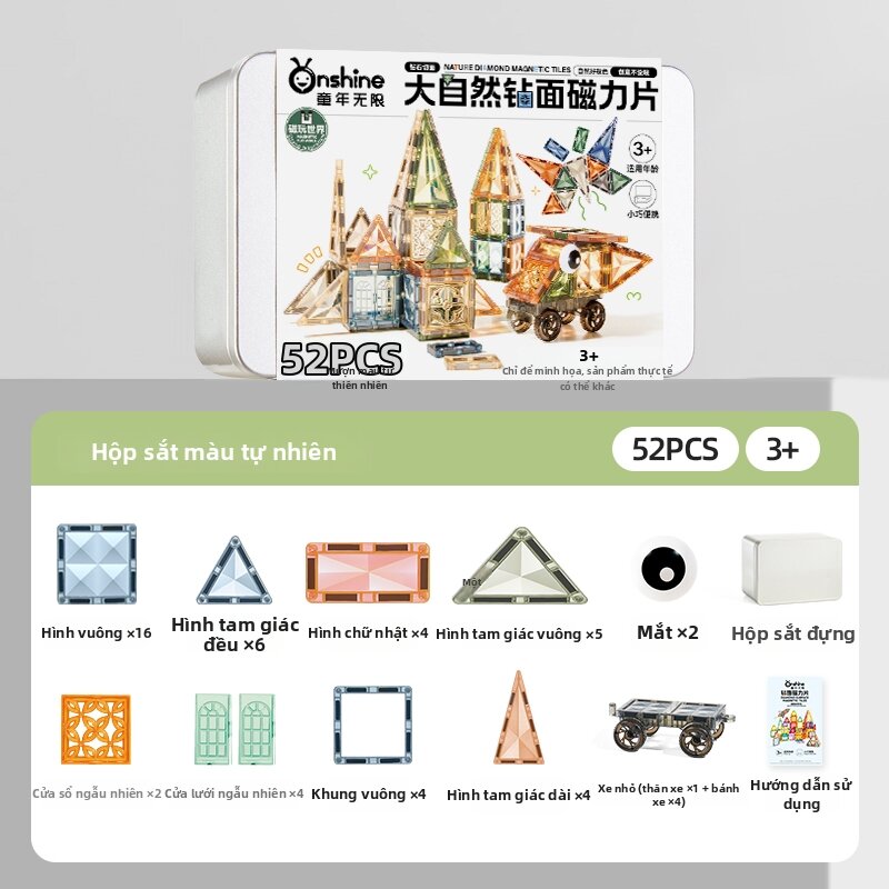 Onshine | Đồ Chơi Khối Từ Tính Giáo Dục