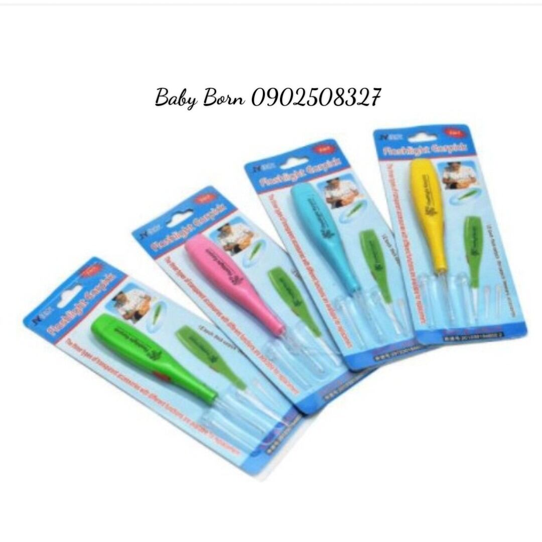 Dụng cụ lấy ráy tai có đèn dạng vỉ