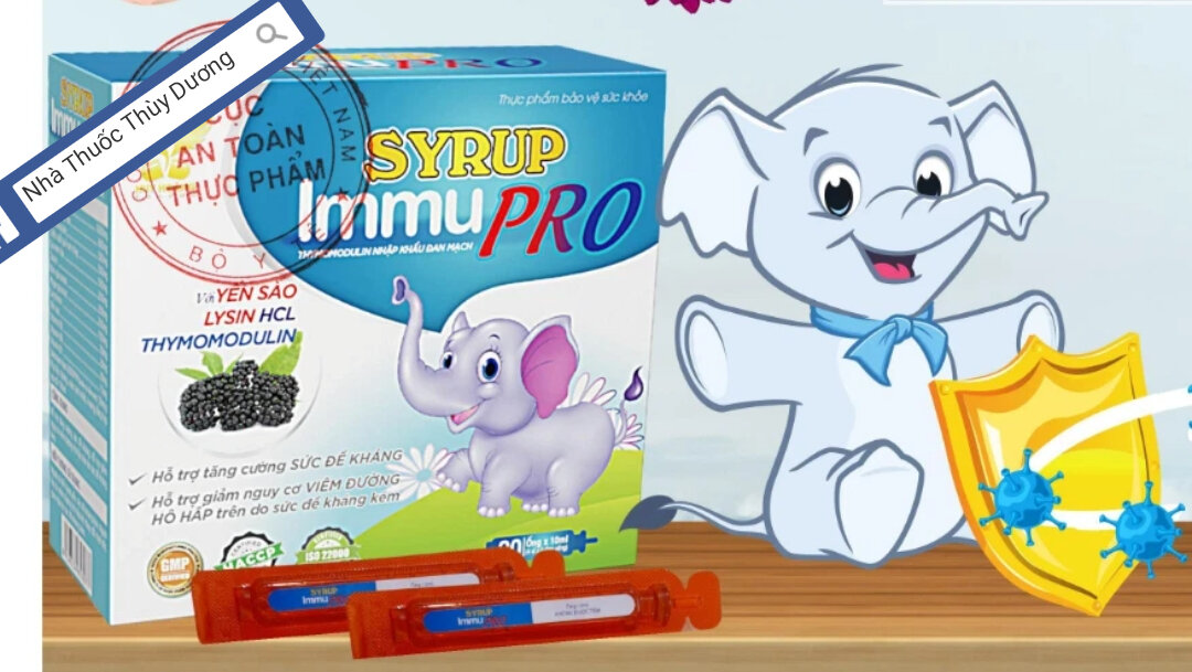 IMMU PRO
( yến sào , lysin HLC , thymomodulin)