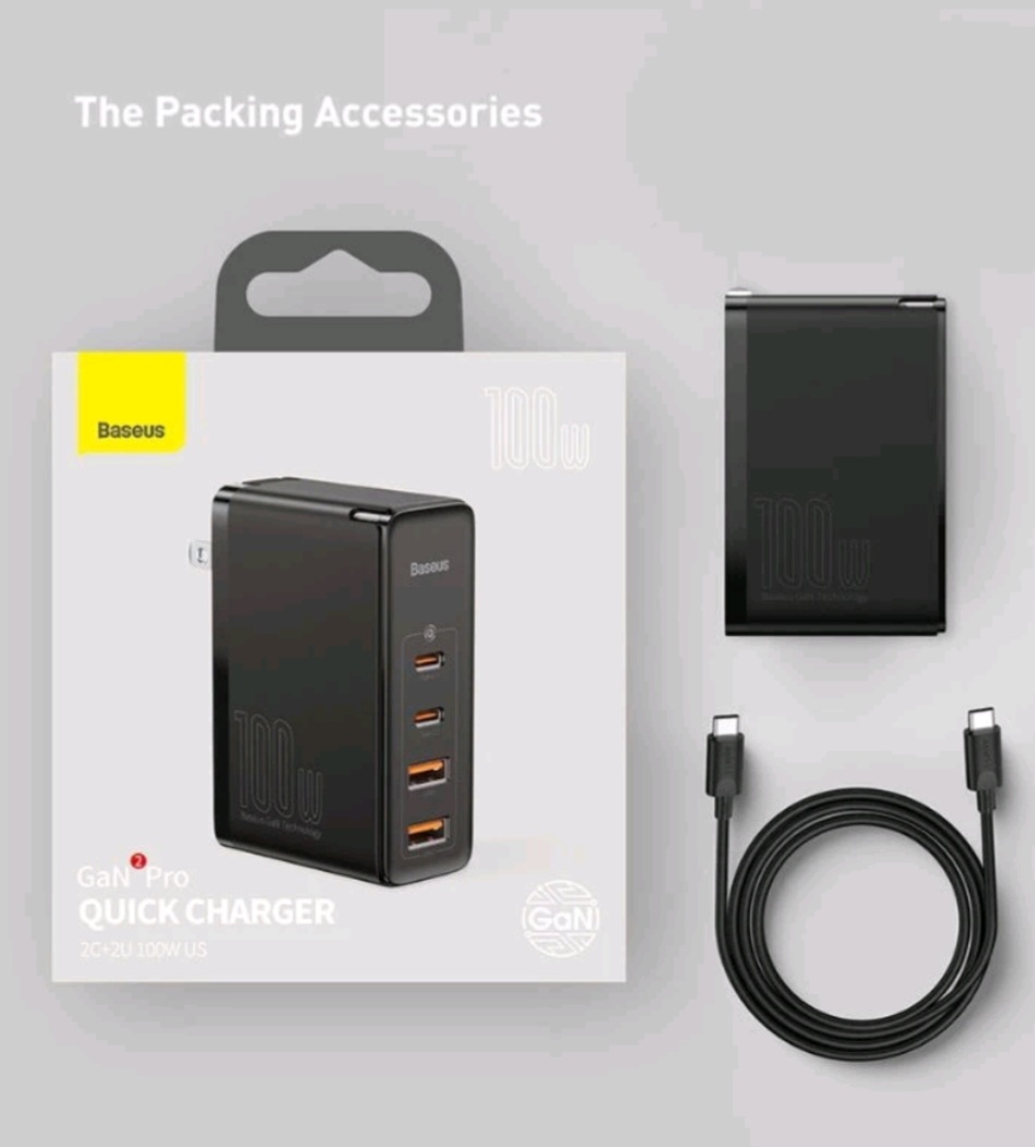 [New]Củ sạc Baseus 100W GaN2 .GaN5 Pro sạc cho macbook