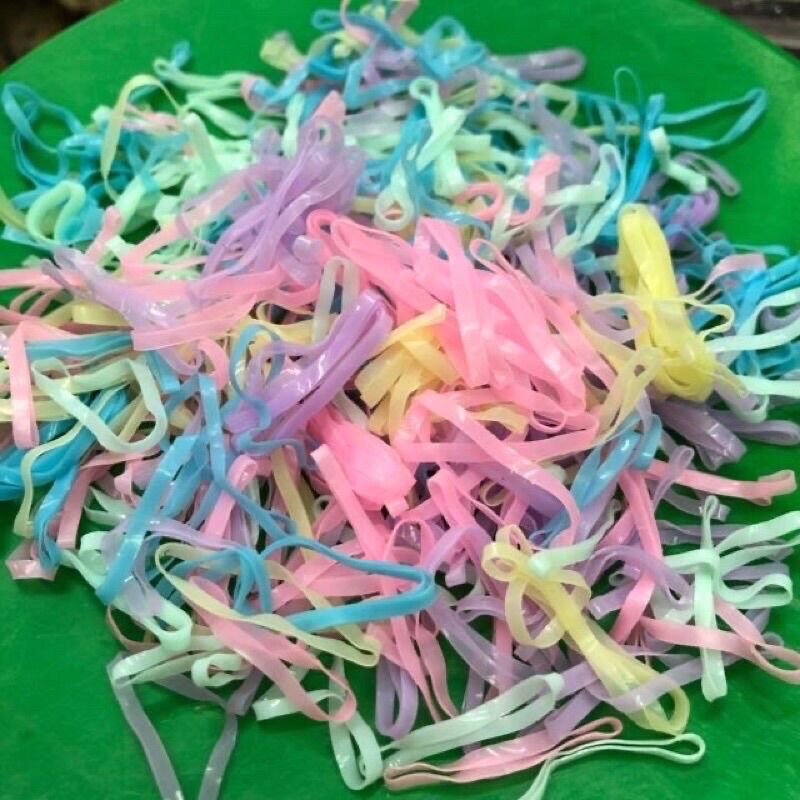 Bịch thun cột tóc đủ màu 20 gram