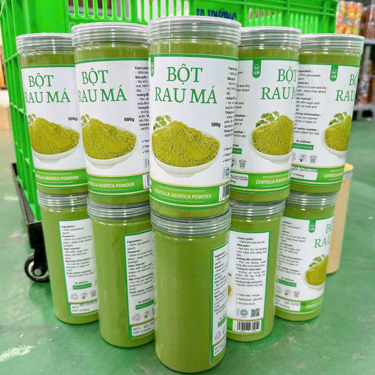 Bột Rau Má Nguyên Chất 500g
