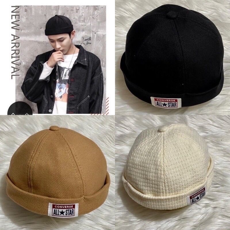 Mũ Banie Tròn miki phong cách ulzzang hàn quốc nam nữ Nhật bản - nón banie thời trang gx
