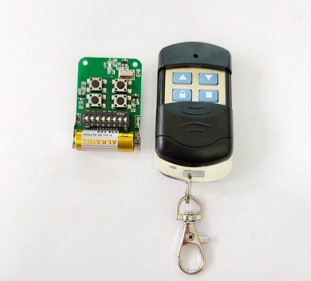 Remote điều khiển cửa cuốn mã gạt tần số 433mhz chống nước