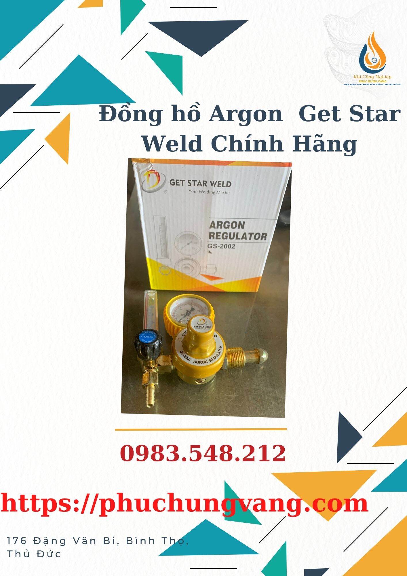 Bình Khí Argon 10Lít Đã Nạp Khí (1.5m3 Khí) - Hàn Tig