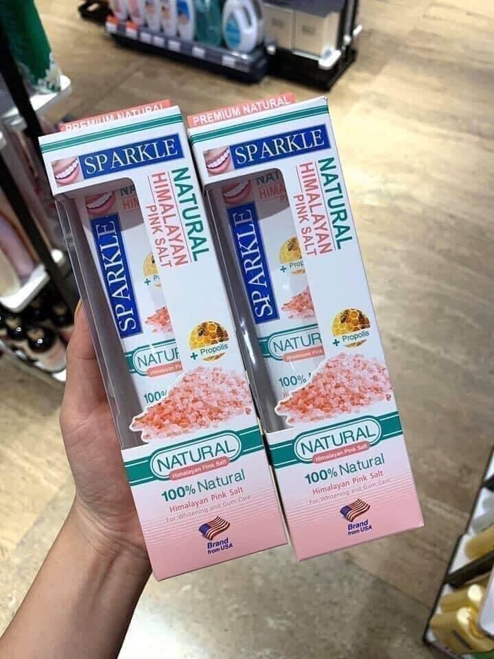 KEM ĐÁNH RĂNG SPARKLE muối hồng Himalayan