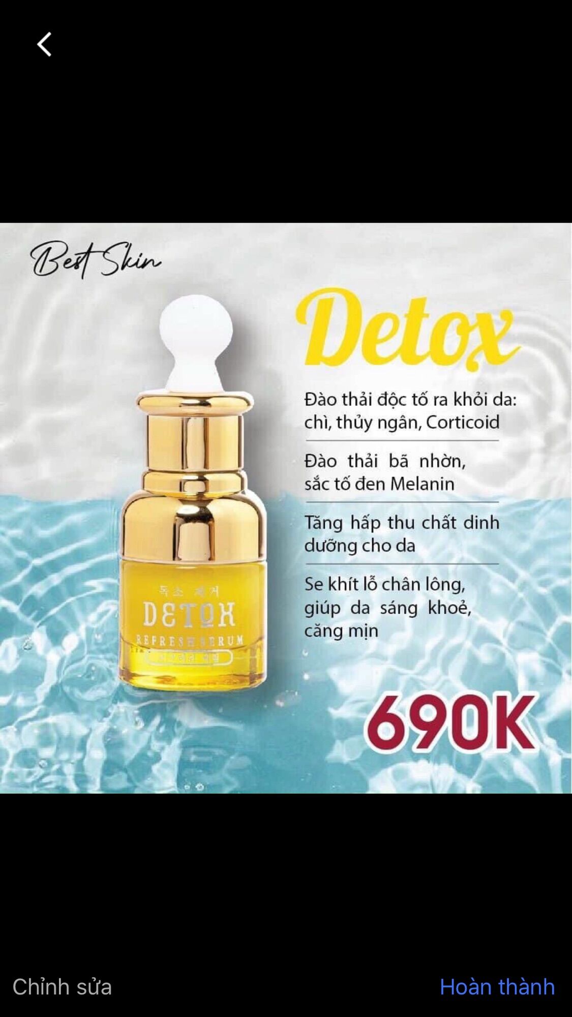 Serum detox da