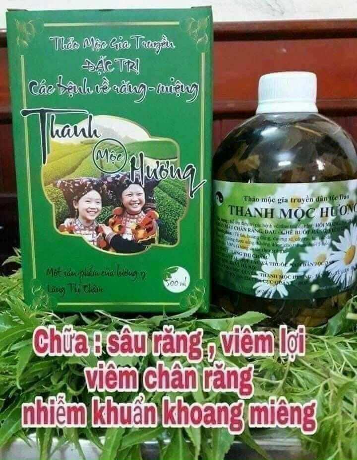NƯỚC SÚC MIỆNG THẢO DƯỢC THANH MỘC HƯƠNG_ 250ML