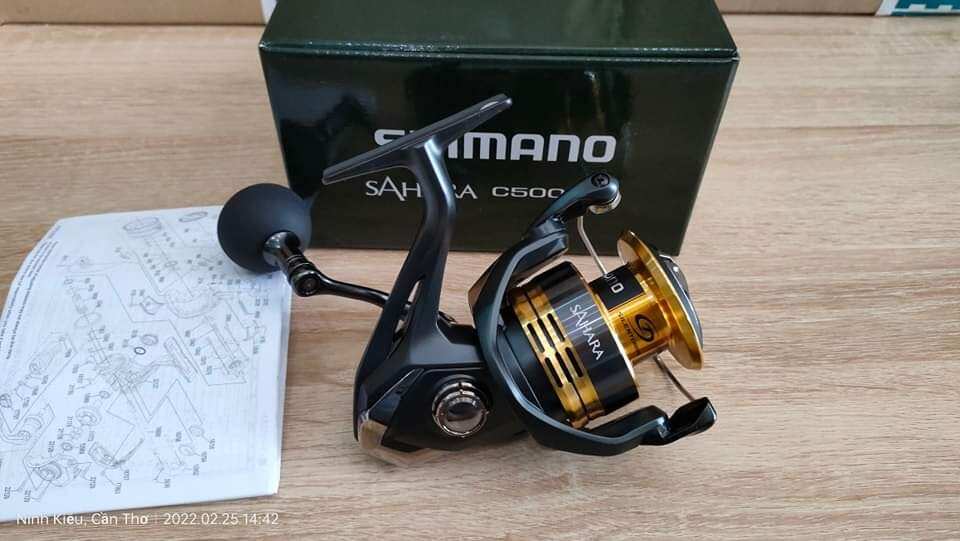 Máy Câu Cá Shimano 2022 Sahara C5000XG - Máy Đứng