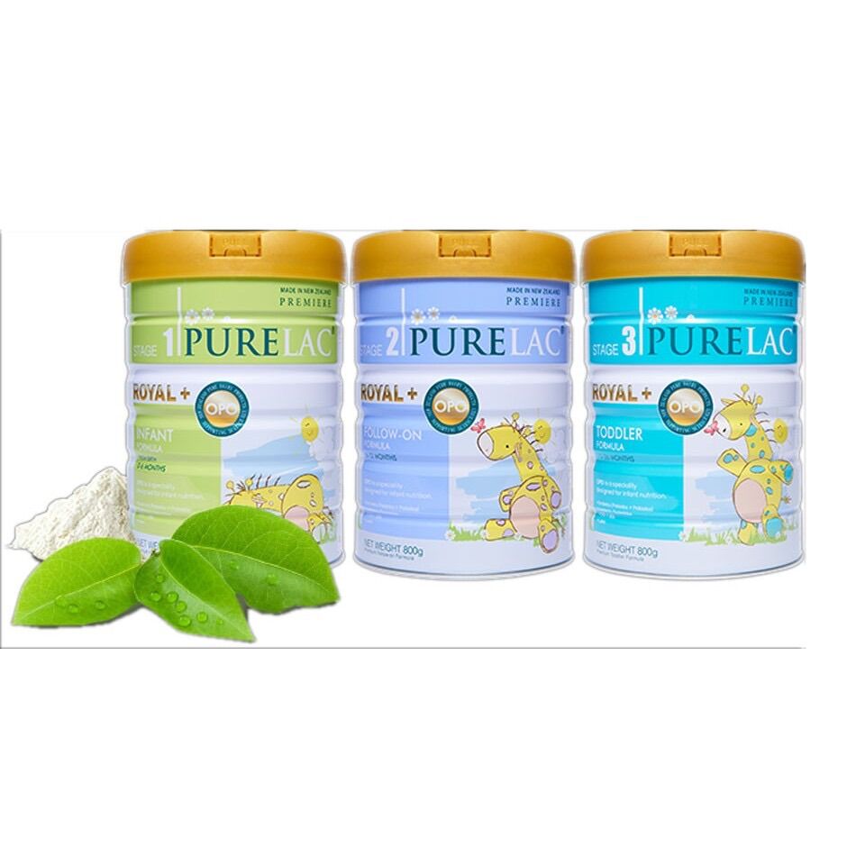 Sữa purelac số 1-2-3 800g date mới
