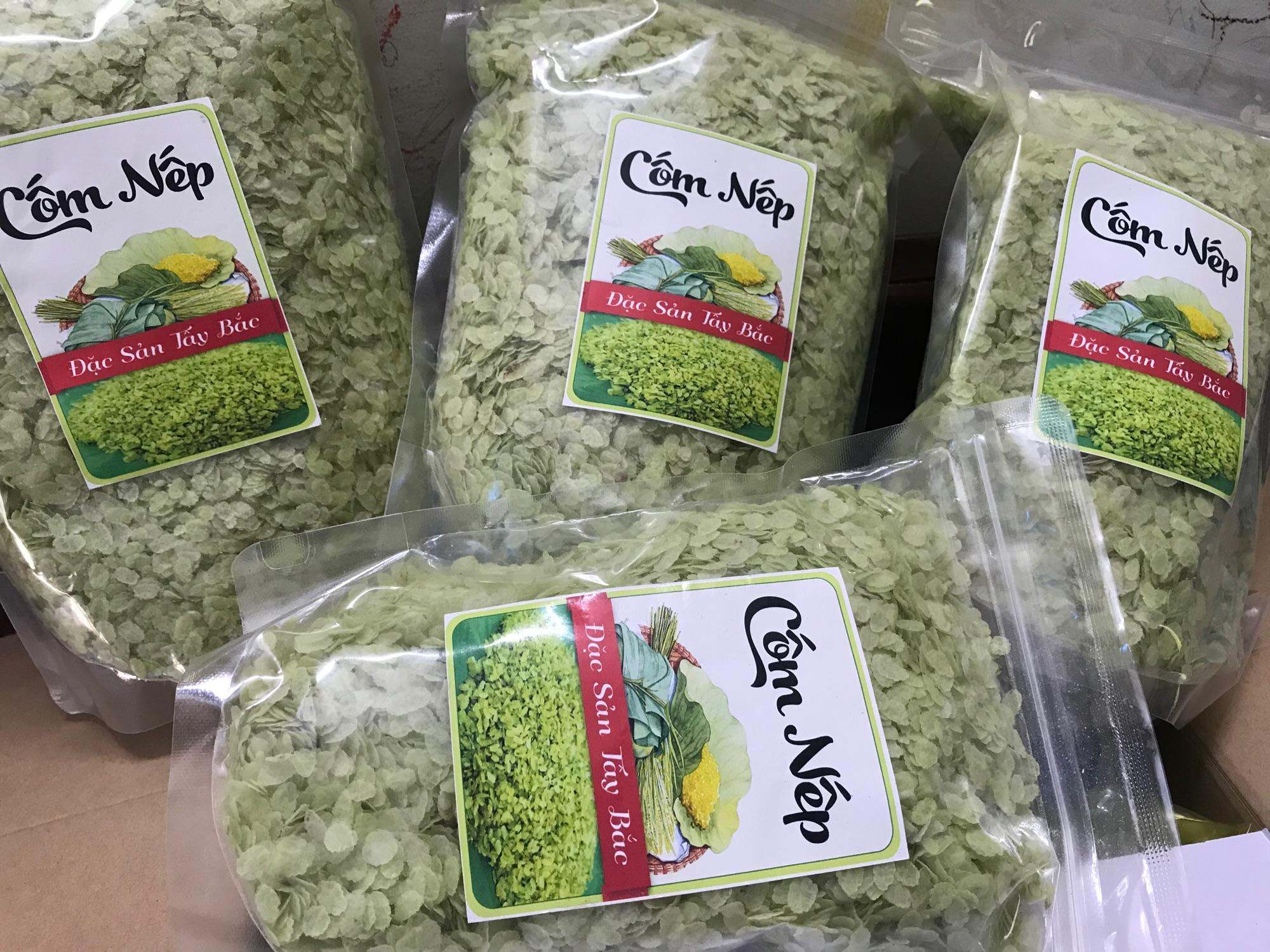 500gr Cốm Non Tây Bắc Đặc Biệt Thơm Ngon (rang, nấu chè, nấu xôi, làm chả cốm)