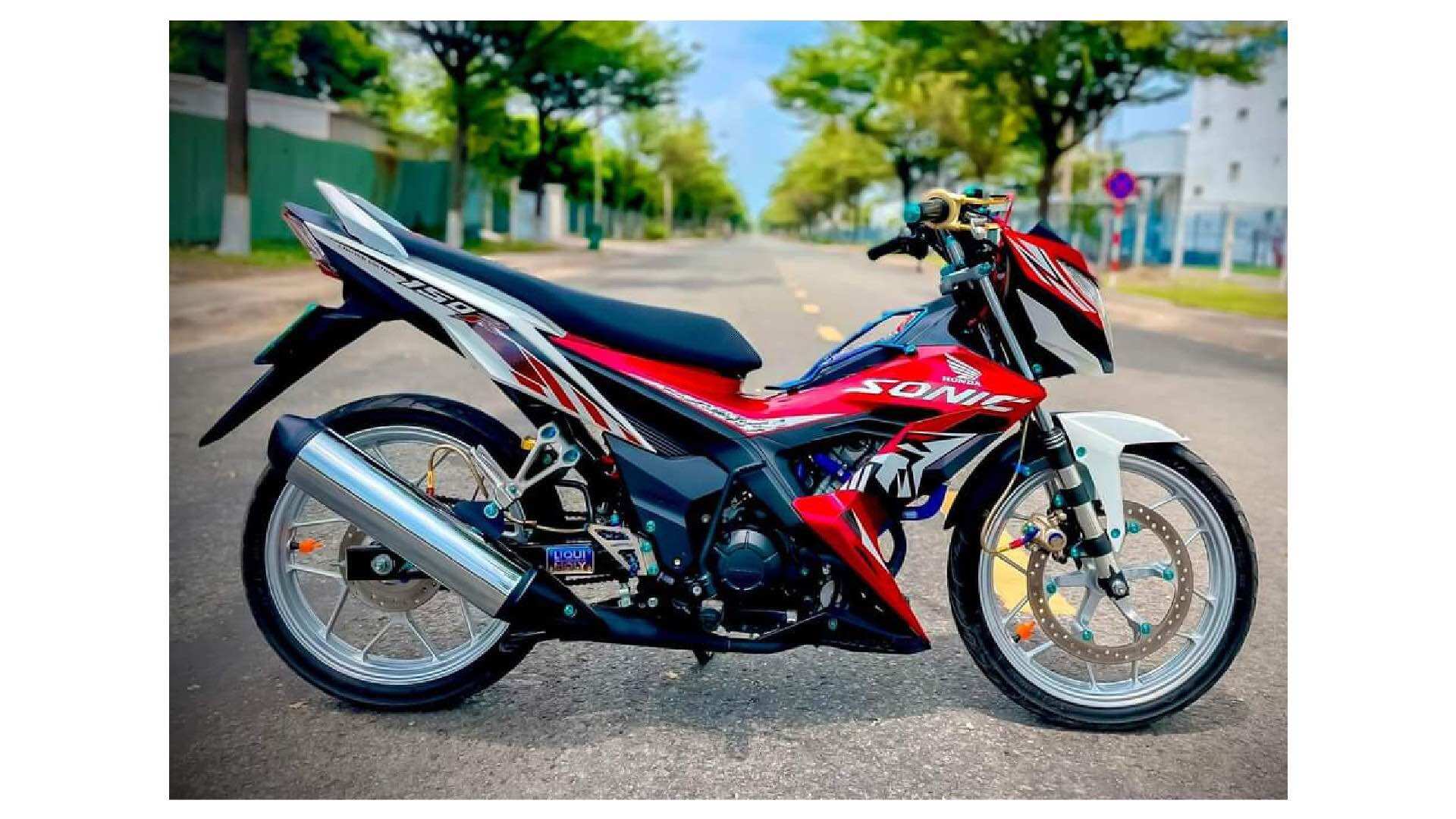tem rời sonic 150 trắng đỏ