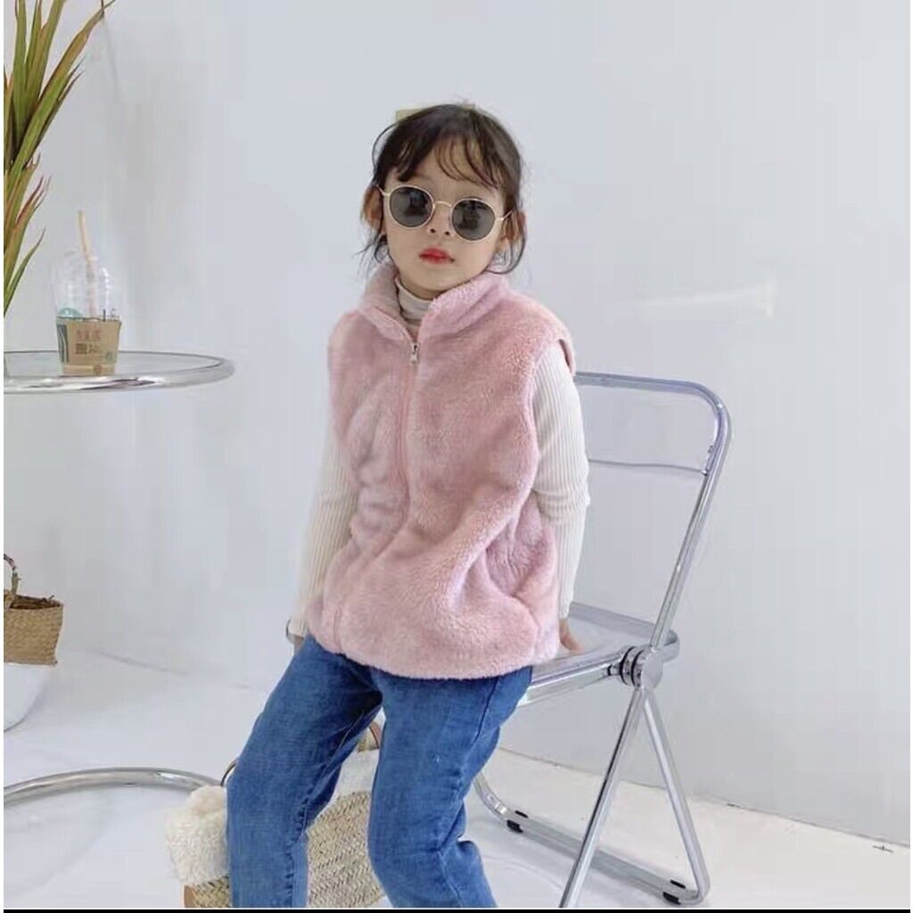 Áo gile lông cừu cho bé 8-20kg