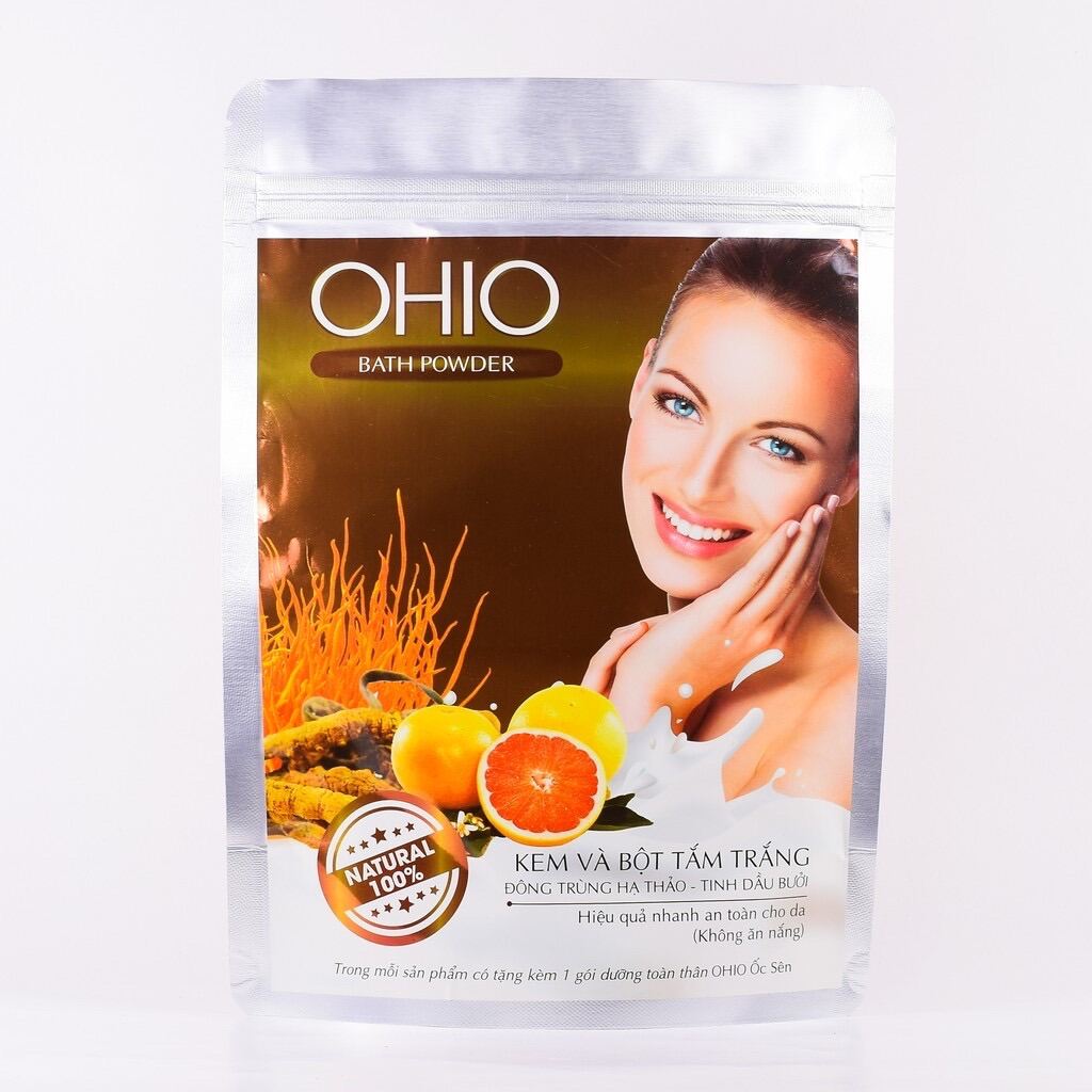 [Hcm]Kem Và Bột Tắm Trắng Đông Trùng Hạ Thảo - Tinh Dầu Bưởi - Ohio Ốc Sên New Day