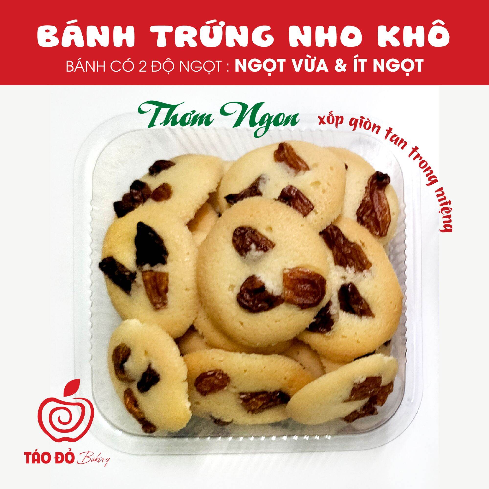 Bánh quy trứng nho khô