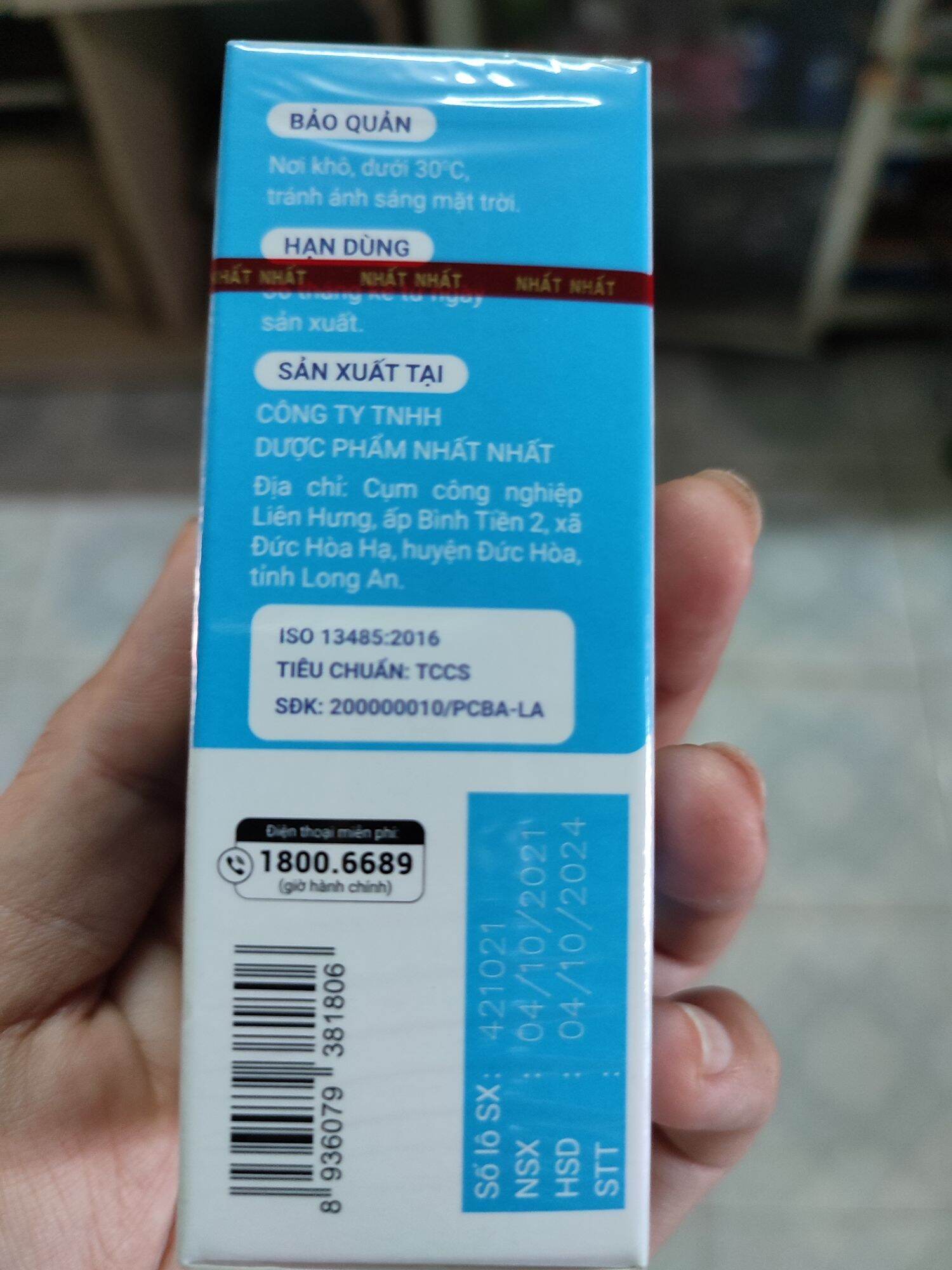 dung dịch xịt họng Nhất Nhất chai 20ml