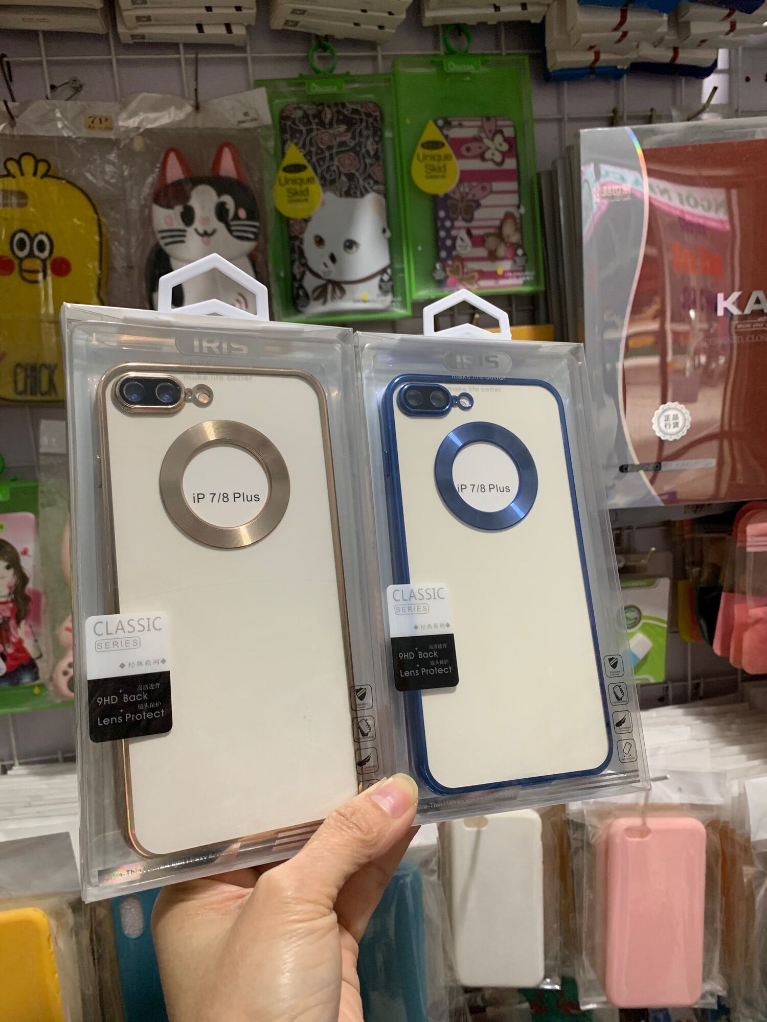 Ốp lưng mạ mầu cao cấp Hãng Iris Iphone 7Plus , 8 plus , 7 plus , 8plus