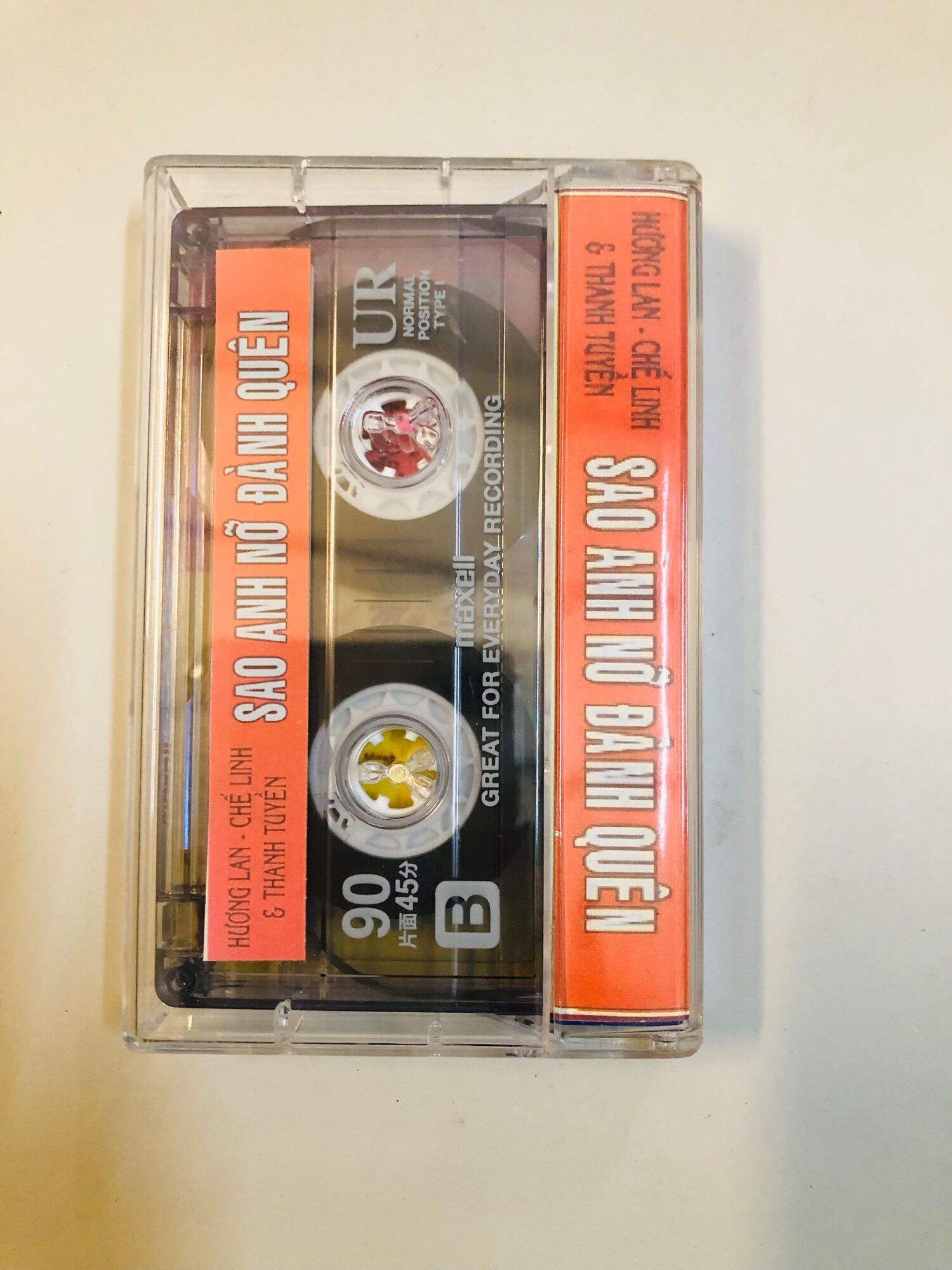 Băng casette sao anh nỡ đành quên
