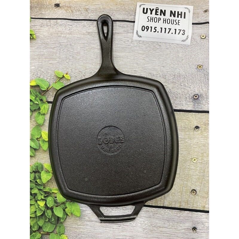 Chảo gang lodge grill 26cm