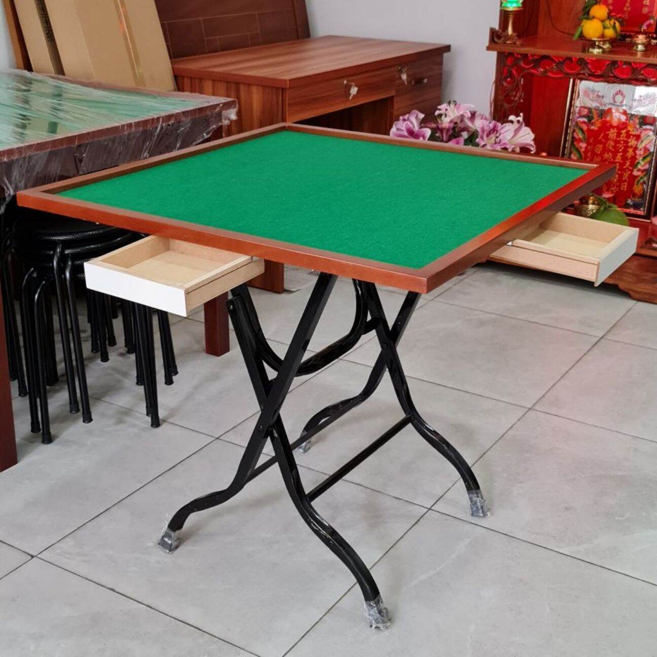 Bàn mạt chược gấp được