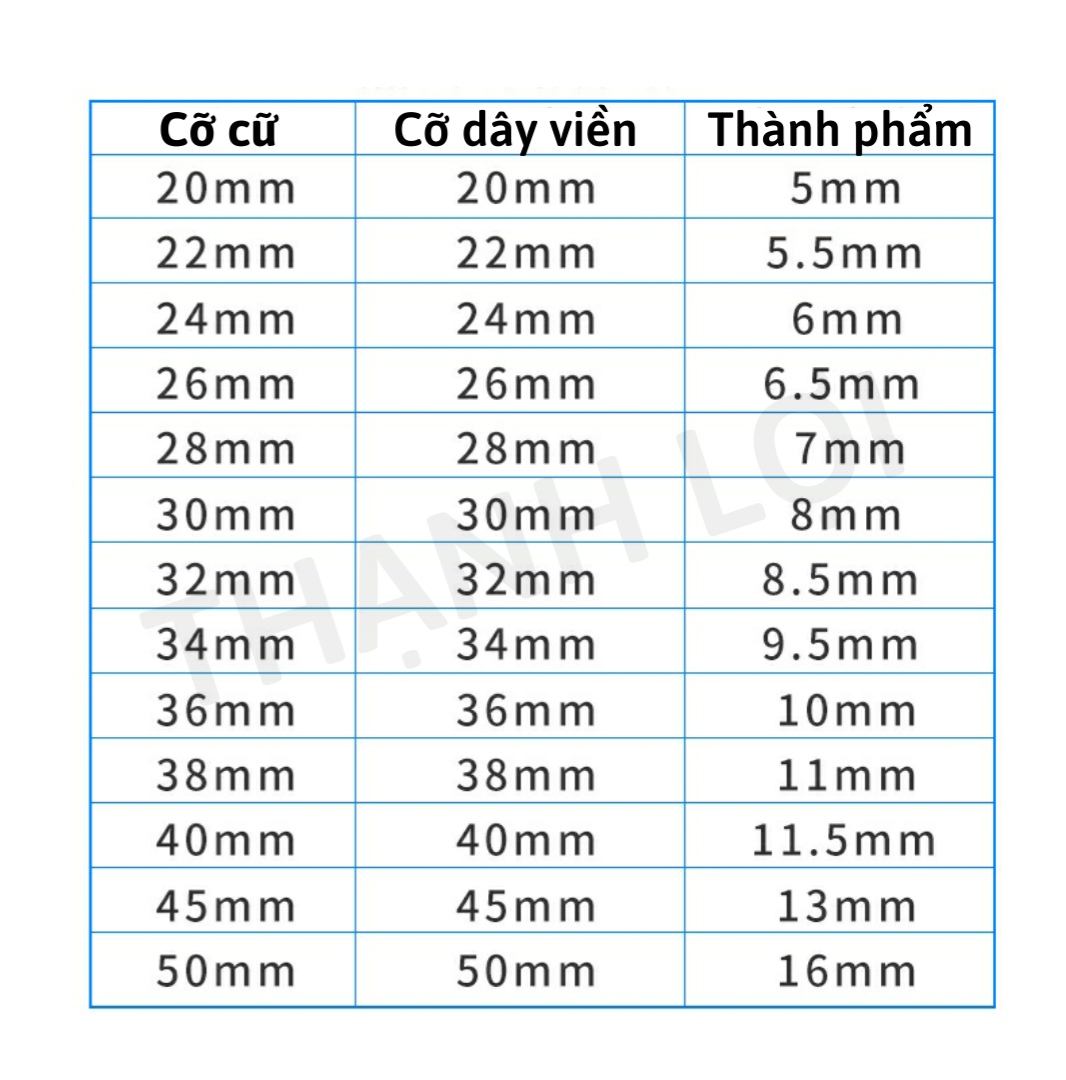 Cử Viền 2 Mép Không Thay Mặt Nguyệt Hàng Chuẩn (Tặng Ốc Lắp Cử)
