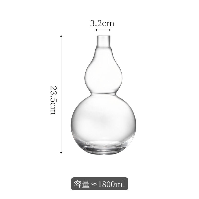 Baer bell, bình hồ lô kiểu trung quốc, bình chia rượu, bình đựng rượu trắng pha lê thủy tinh gia dụng, bình đựng rượu vang, bình đựng rượu mạnh