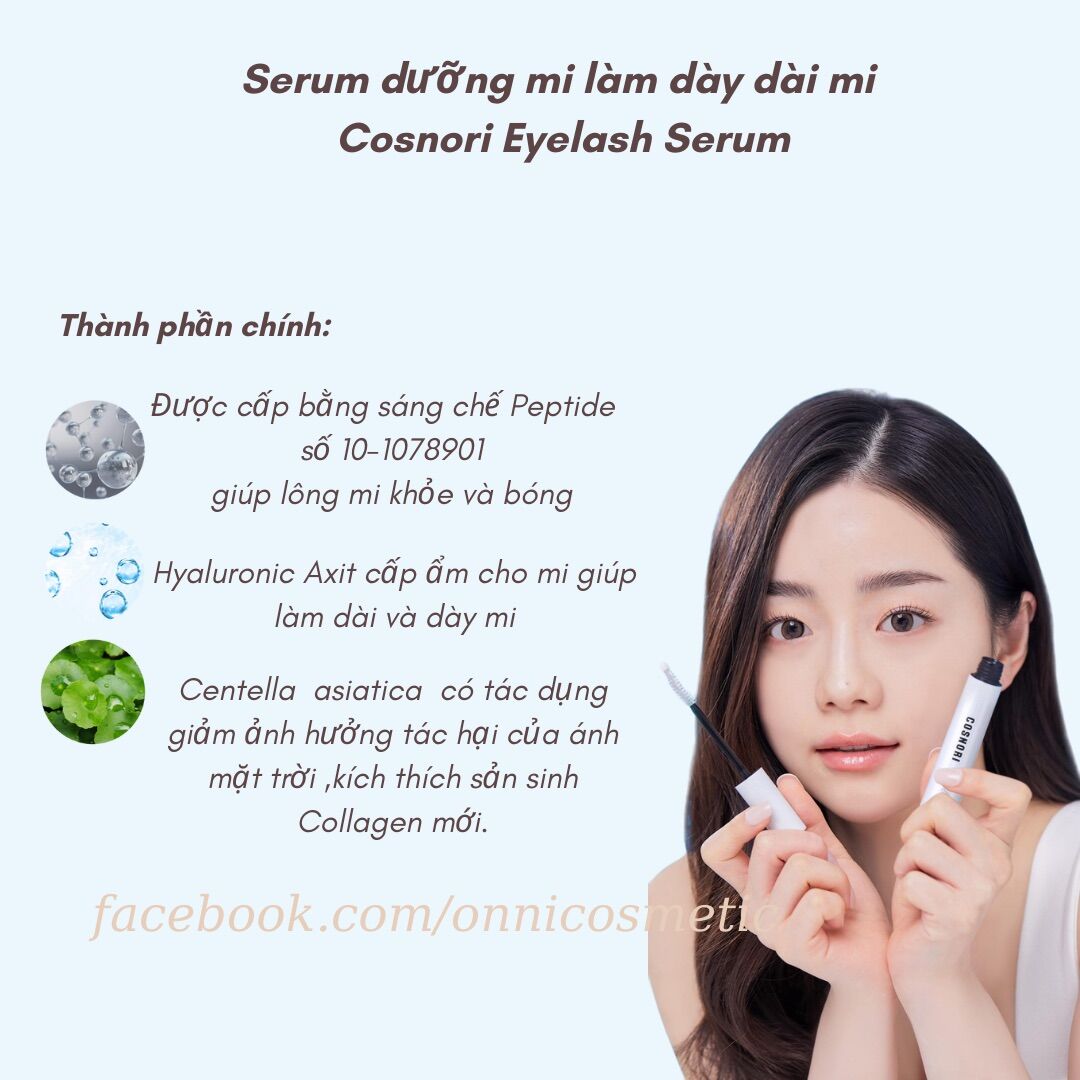 [HCM]Serum dưỡng dài mi Cosnori Long Active Eyelash 9g