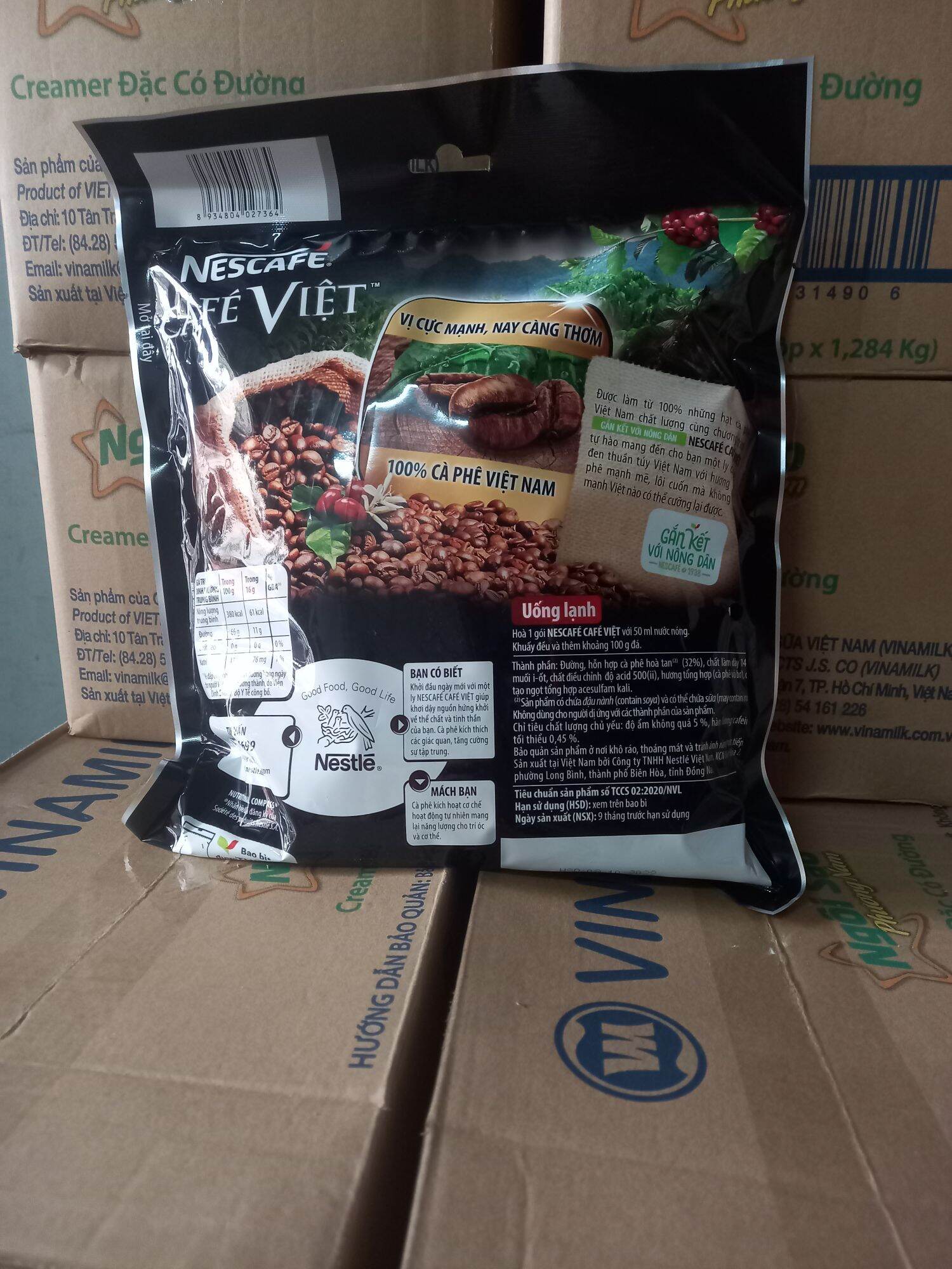 Nescafe Cafe Việt 560g (35 gói ×16g)