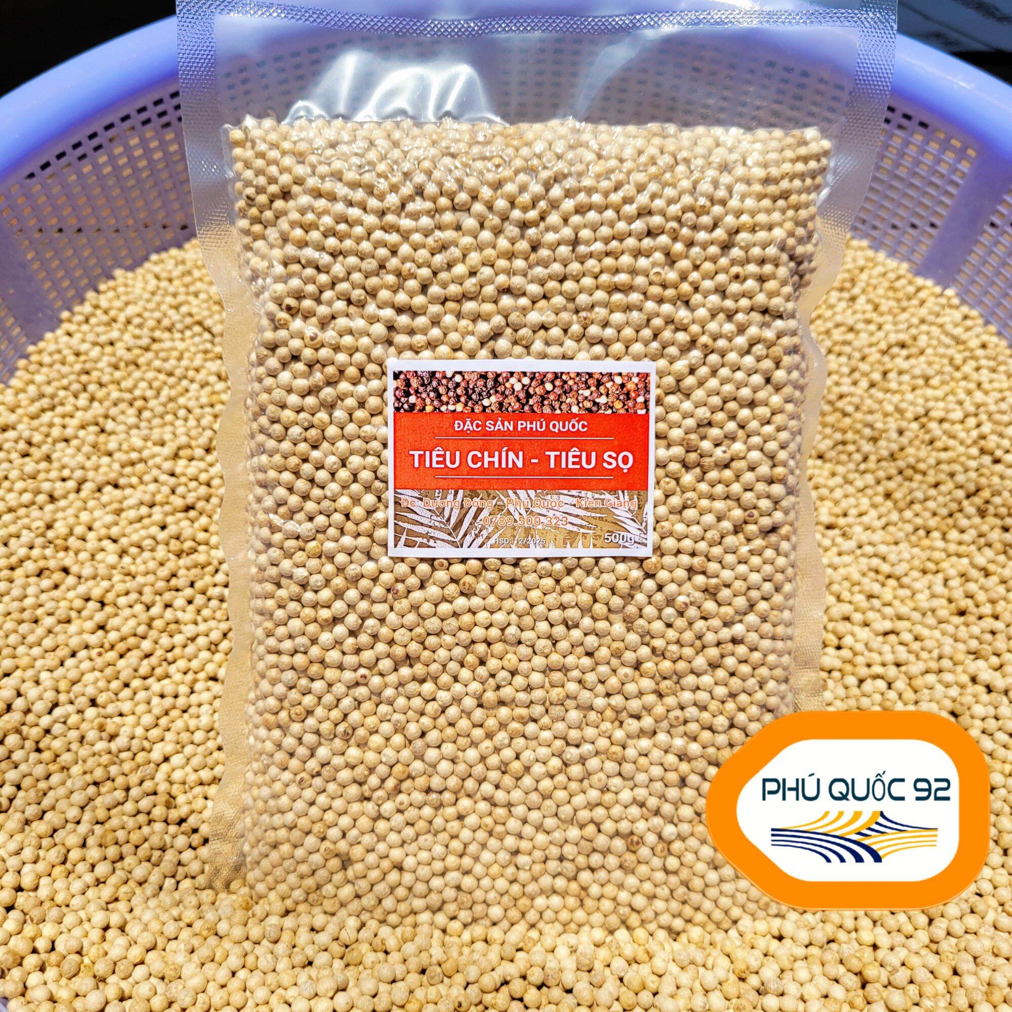 Tiêu Sọ Trắng - Đặc Sản Phú Quốc 500g