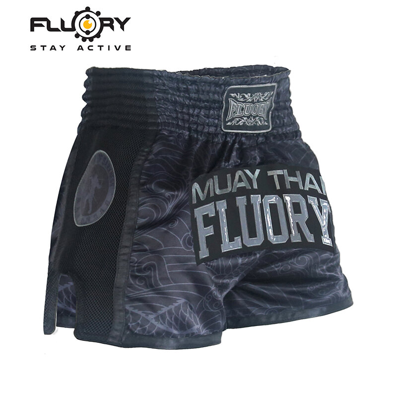 Quần đùi đấm bốc muay thái fluory, quần đùi đấm bốc chuyên nghiệp cho người lớn, quần đùi đấm bốc luyện tập thi đấu cho nam