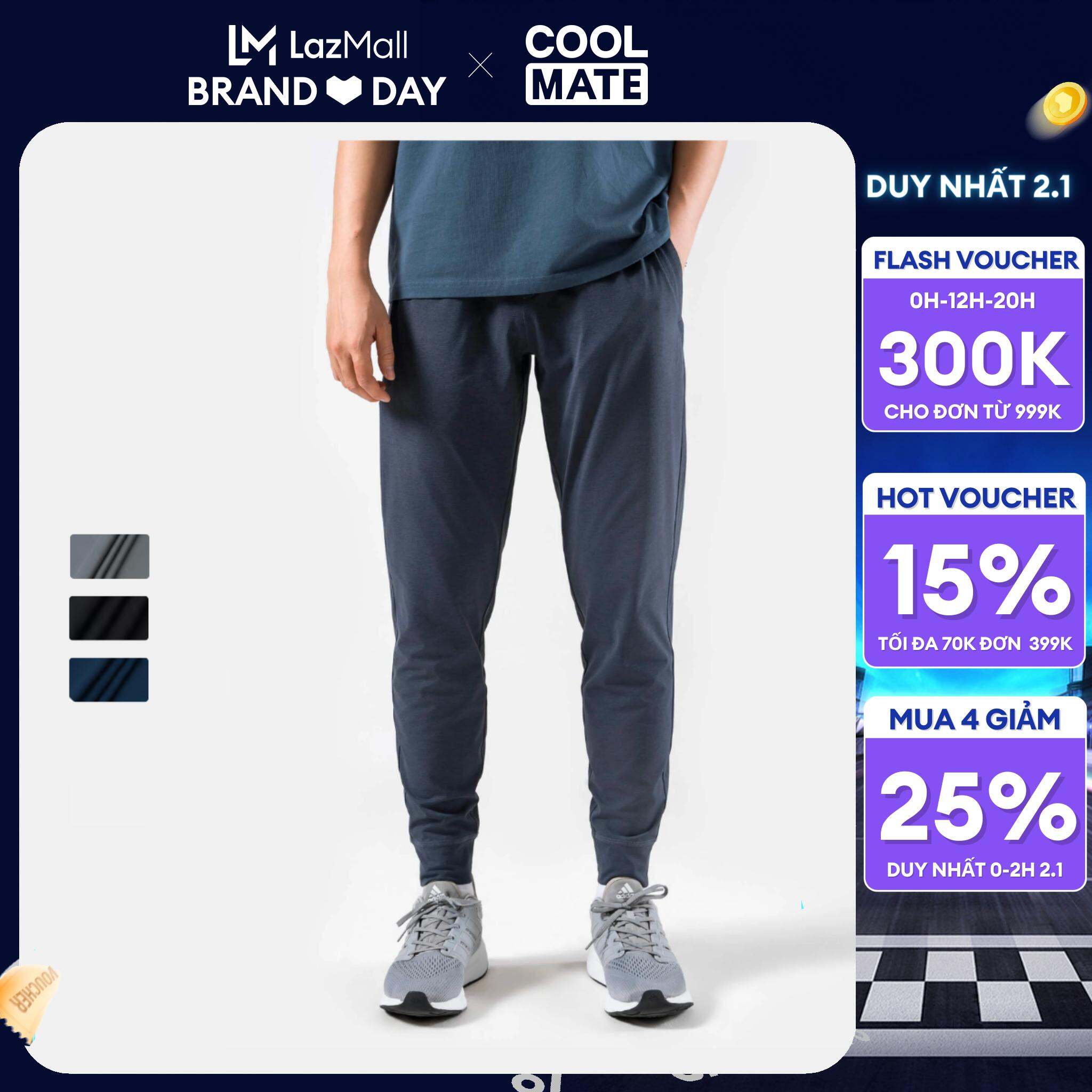 CHỈ 02H 2.1 MUA 4 GIẢM 25Quần Joggers co giãn Excool Thương hiệu Coolmate