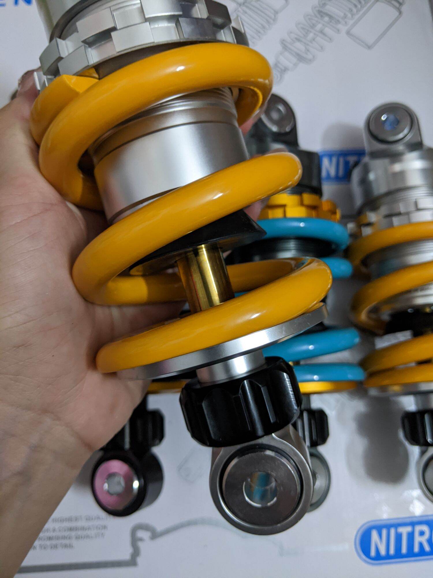 [HCM]phuộc ohlins RCB NITRON gắn ex150 ex135 không bình dầu