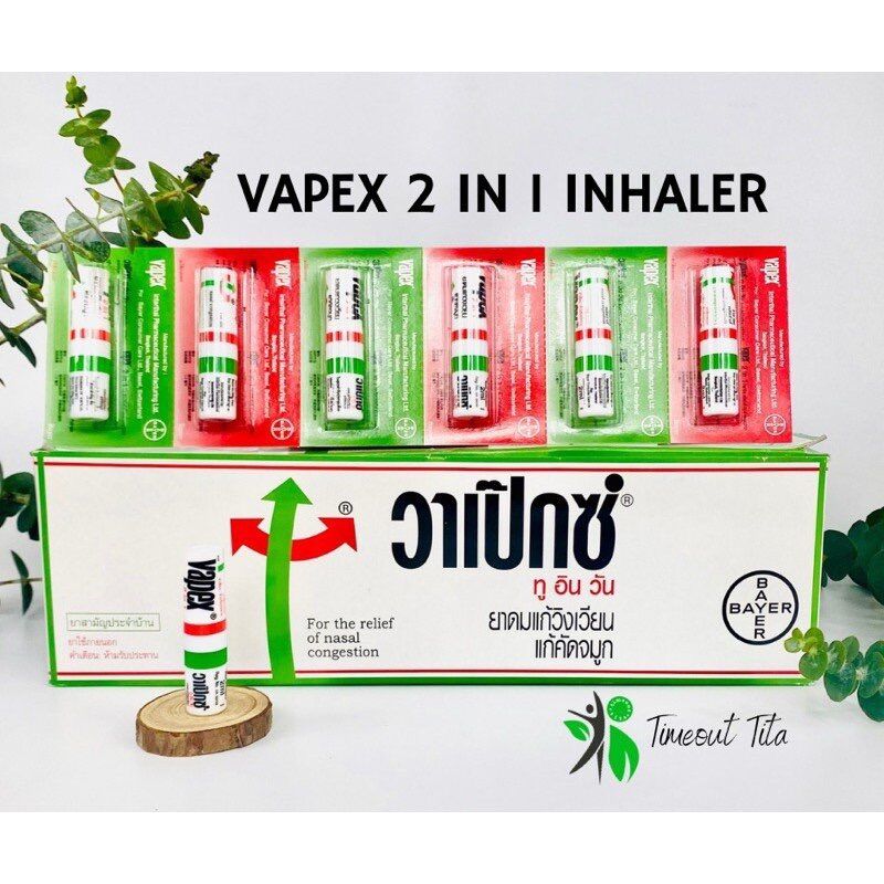 Ống Hít Thông Mũi Vapex Thông Viêm Xoang Thái Lan Chính Hãng
