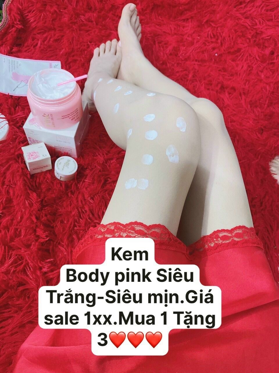 Kem body Pink Mua 1 Tặng 3