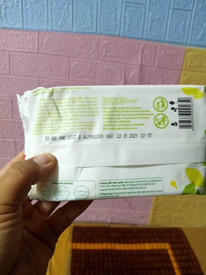 COMBO 2GÓI Khăn ướt Huggies (gói 64tờ)