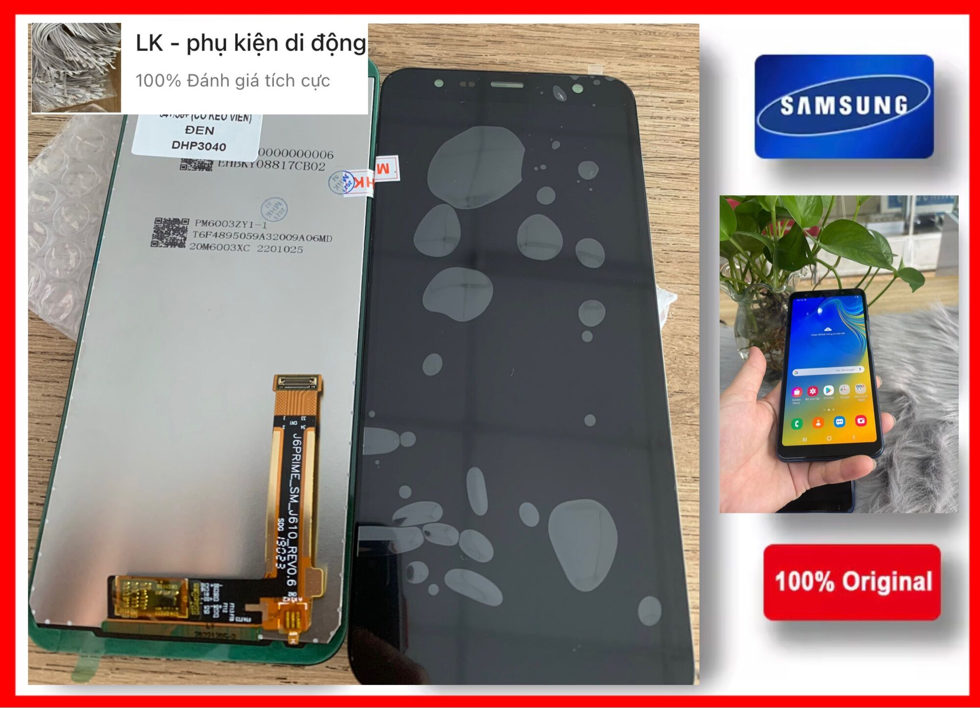 Màn hình samsung j4 plus/j6 plus /j4 core zin new, có keo viền