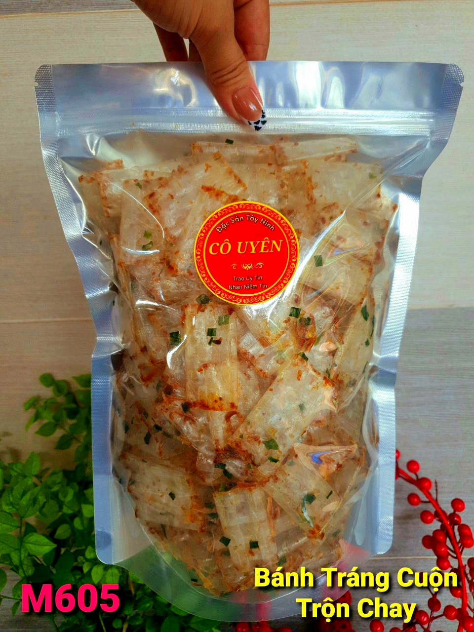 Bánh Tráng Cuộn Trộn Chay Thơm Siêu Ngon [0,5kg]