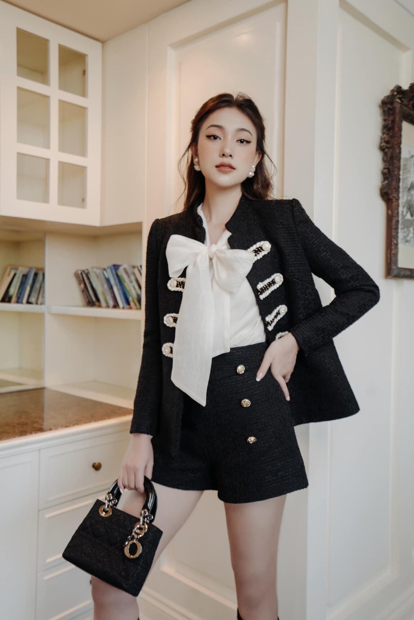 Áo khoác dạ tweed Helen Jacket by Joie des Roses