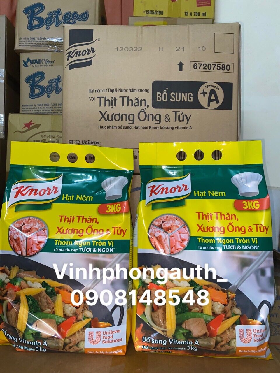 Hạt nêm knorr 3kg