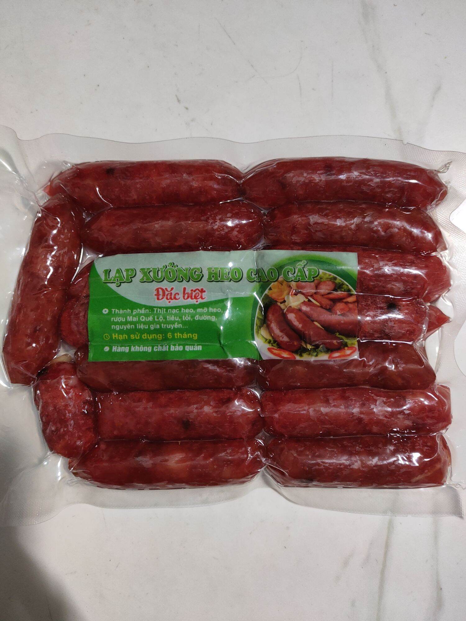 Lạp xưởng khô nạc tiêu đen 500g