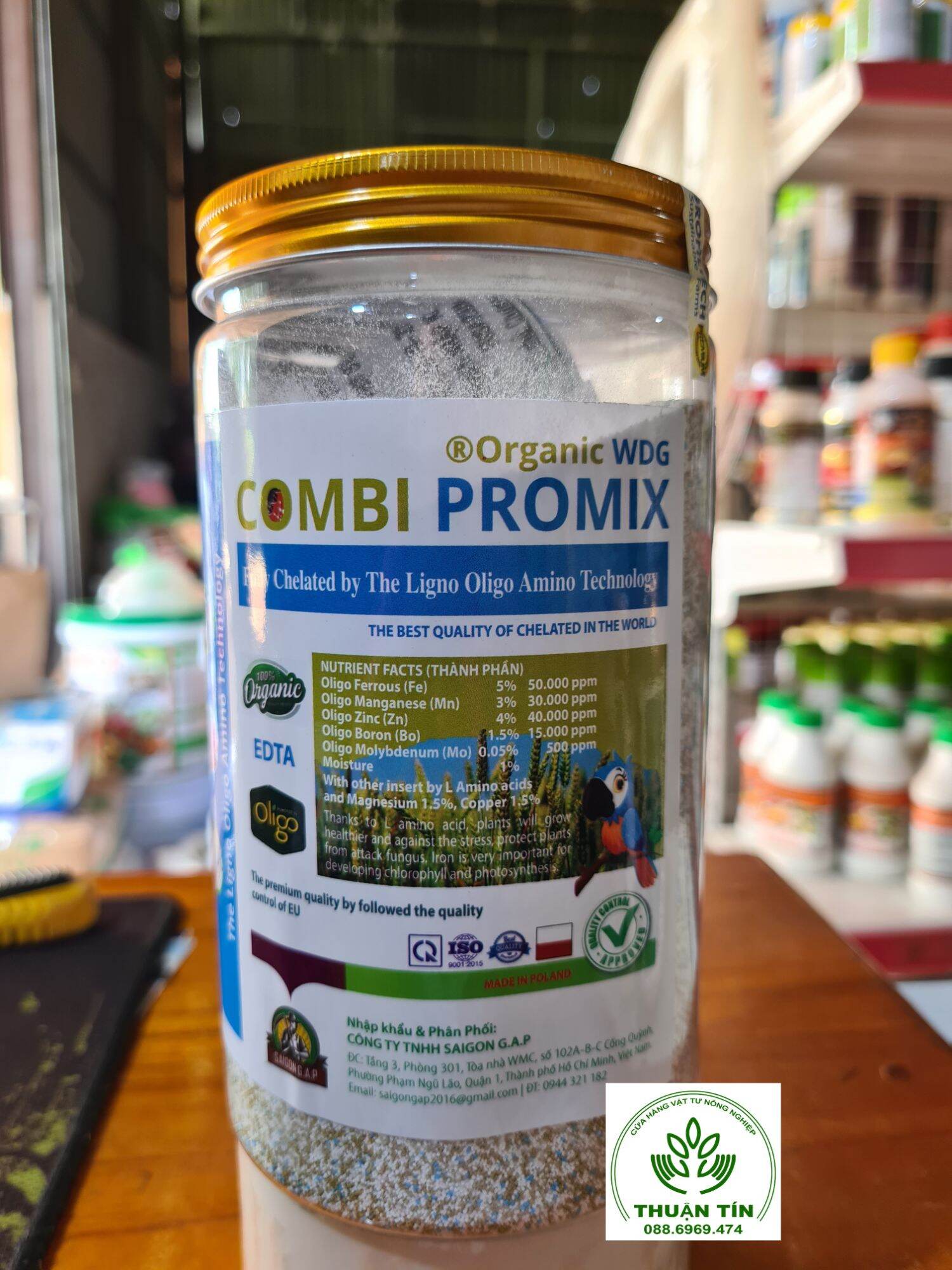 Phân Bón COMBI PROMIX VI LƯỢNG DẠNG CỐM - 650GR