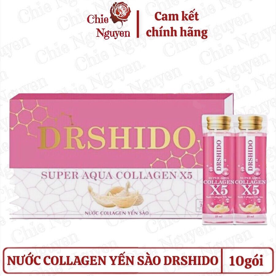 NƯỚC COLLAGEN YẾN SÀO DRSHIDO MOCHA - Hàng chính hãng