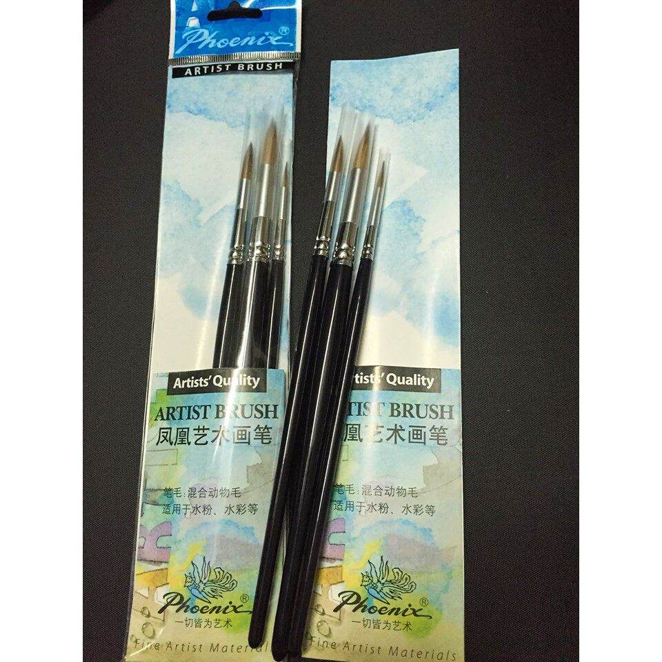 Bộ cọ Phoenix lông chồn 6616S2 (Màu nước và Acrylic)