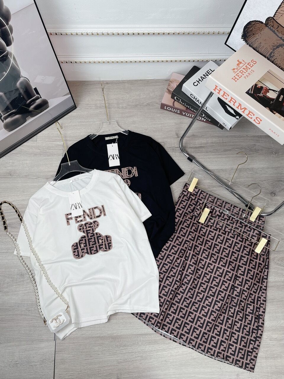Set váy Fendi