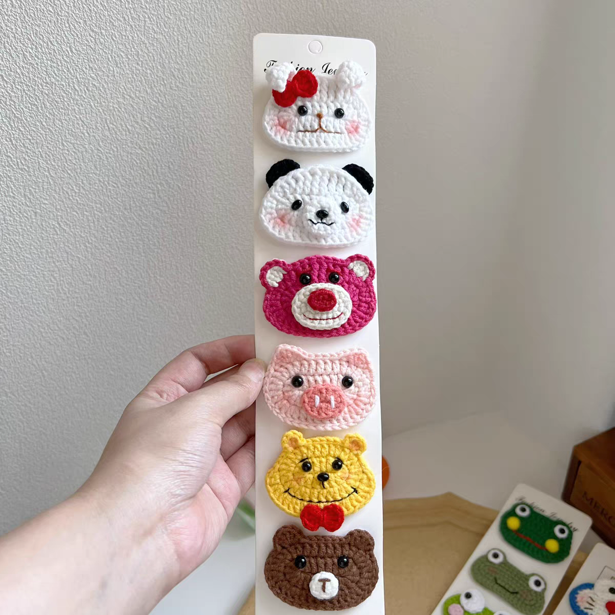 Kẹp tóc cute bằng len nhiều mẫu 🥰